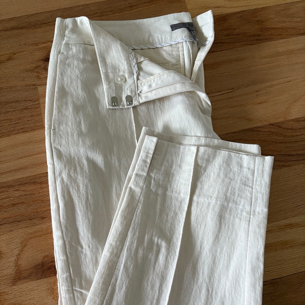 Halston Heritage Cream Pants